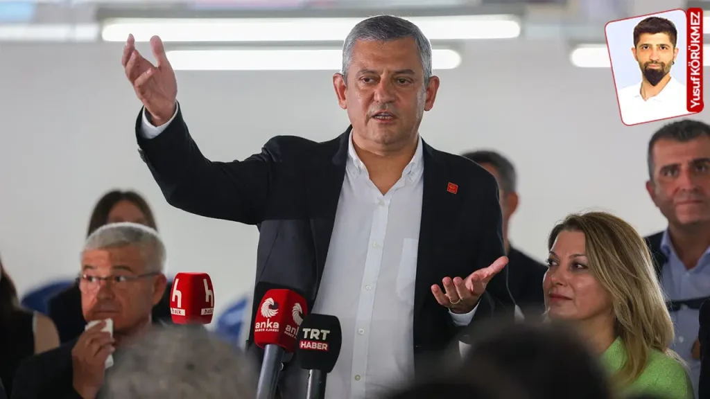 Özgür Özel Denizli’de işçilerle bir araya geldi: ‘Sizin havlunun kısa kenarını dikmek yerine, cep telefonlarının çiplerini yerleştirmeniz lazım’