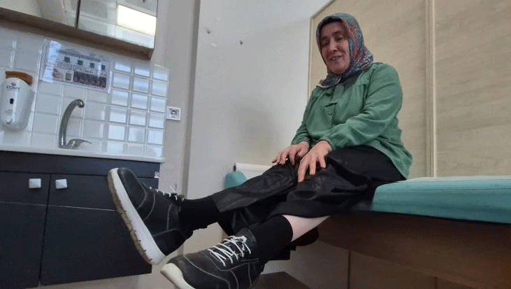 51 yaşında ilk defa ayakkabı giydi! ‘Dünyalar benim oldu’