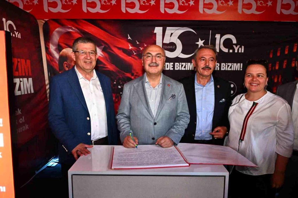 Denizli’de 15 Temmuz Anma Çadırı Açıldı