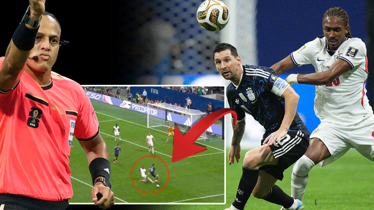 Dünya Kupası’nda İngiliz taraftarların VAR ve Messi isyanı! Arjantin’in golü öncesi faul iddiası