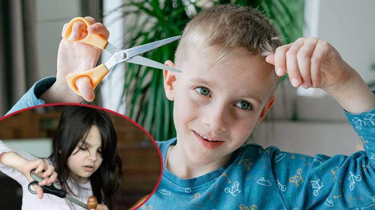 Neden eline makası alan saçını kesiyor? Ebeveynin ilk tepkisi her şeyin anahtarı! ‘Yaramazlık değil’